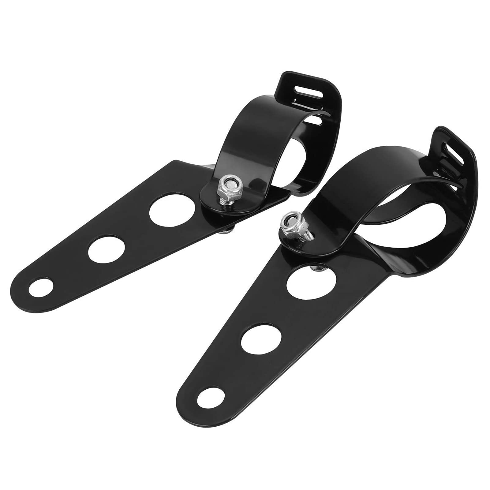 Anki Happigo Ankia Universal 33Mm-43Mm Metal Motorcycle Modified Headlight Mount Brackets Clamp Fork Ear For Motorcycle Chopper