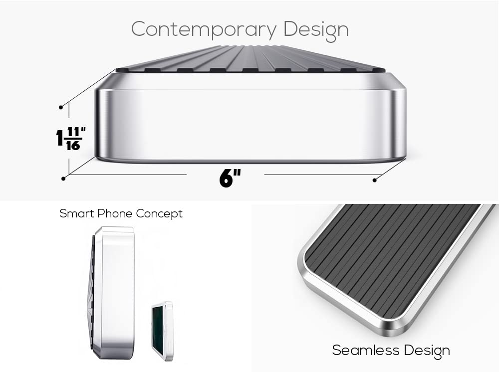 APS (Polished 304 Stainless Steel 6in Wheel to Wheel Running Boards Nerf Bars Compatible with Ford F150 2015-2025 Regular Cab 6.