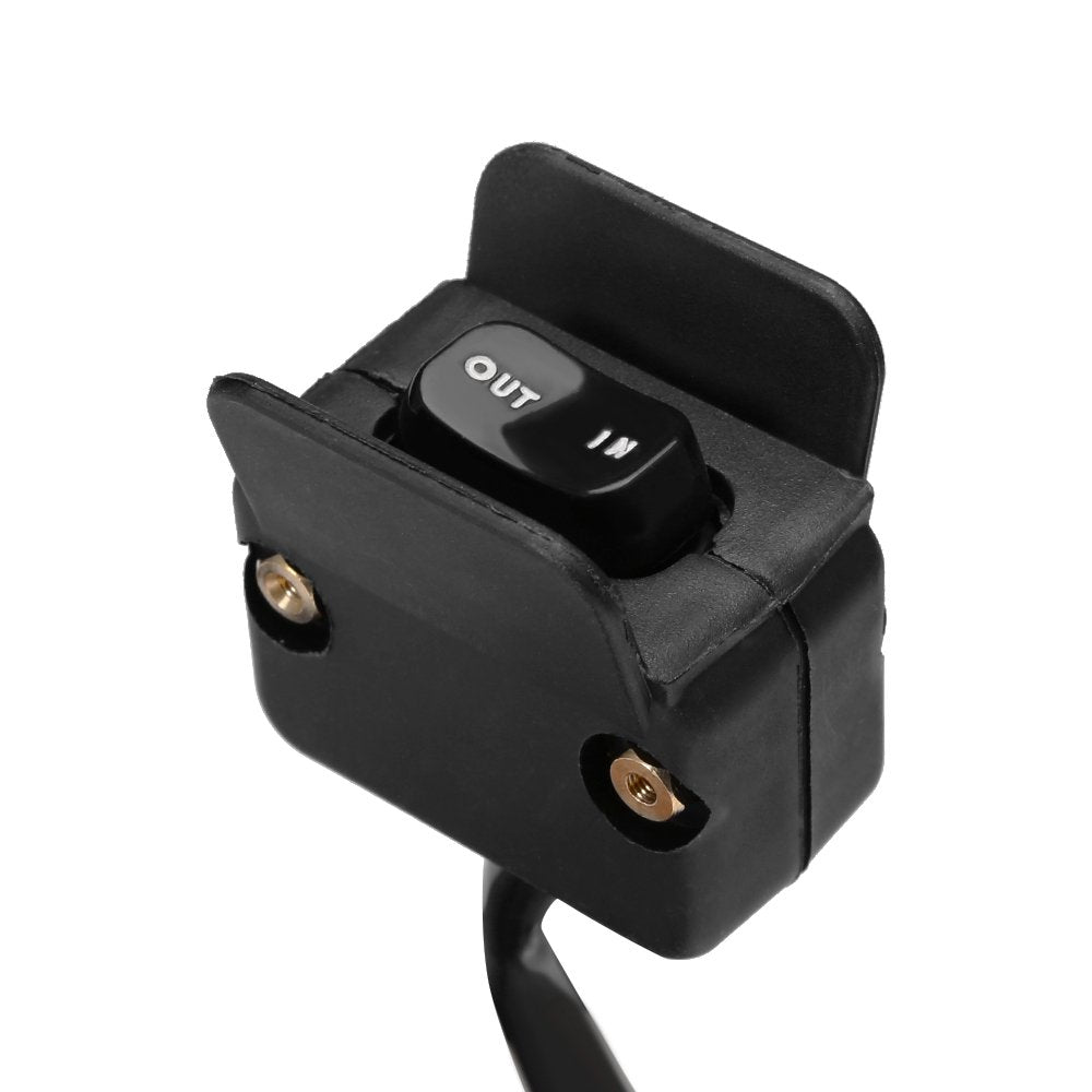 TUKIMA 12V Winch Rocker Thumb Switch - Black Plastic, Model PZ734, with Mounting Bracket for KFI, WARN, Ramsey, SUPERWINCH, Champion, Ven