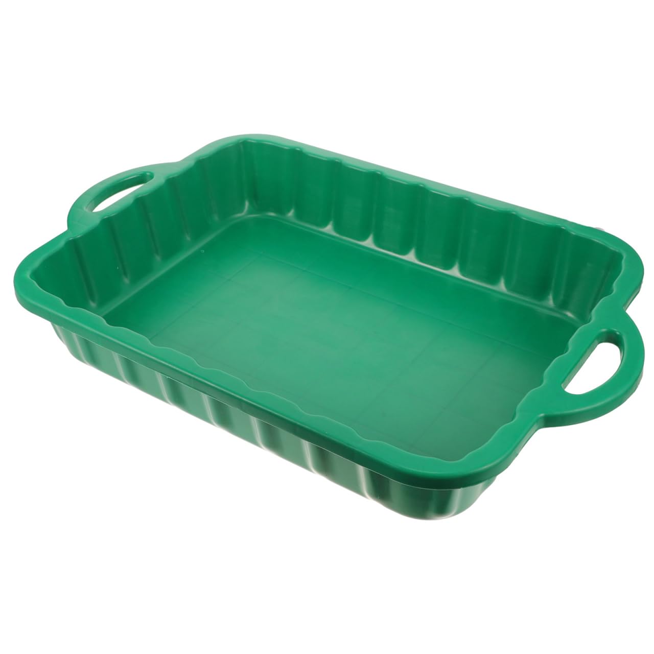 IMIKEYA 23. 5 Inch Large Oil Drain Pan - Heavy Duty Plastic Leakproof Transmission & Coolant Fluid Catcher Pan for Changing Oil 