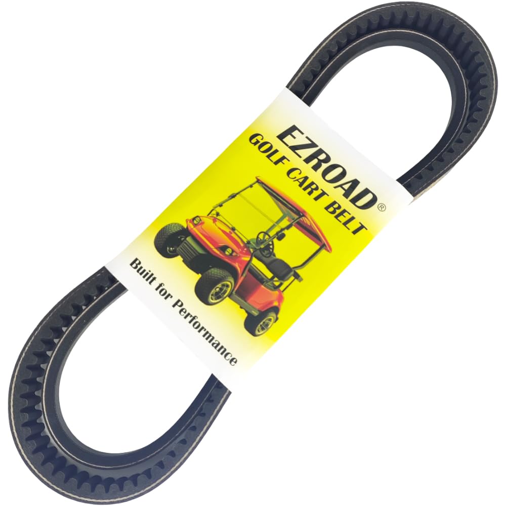 EZROAD Drive Belt & Starter Generator Belt Compatible with Yamaha G2 G5 G8 G9 G11 G14 G16 G22, 2012 -UP G29 4 Cycle Gas Golf Car