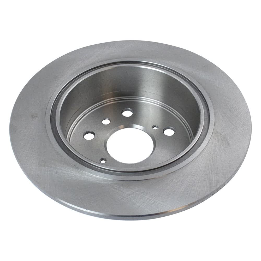 Trq Rear Brake Rotors Set Solid Compatible With 1995-1999 Toyota Avalon