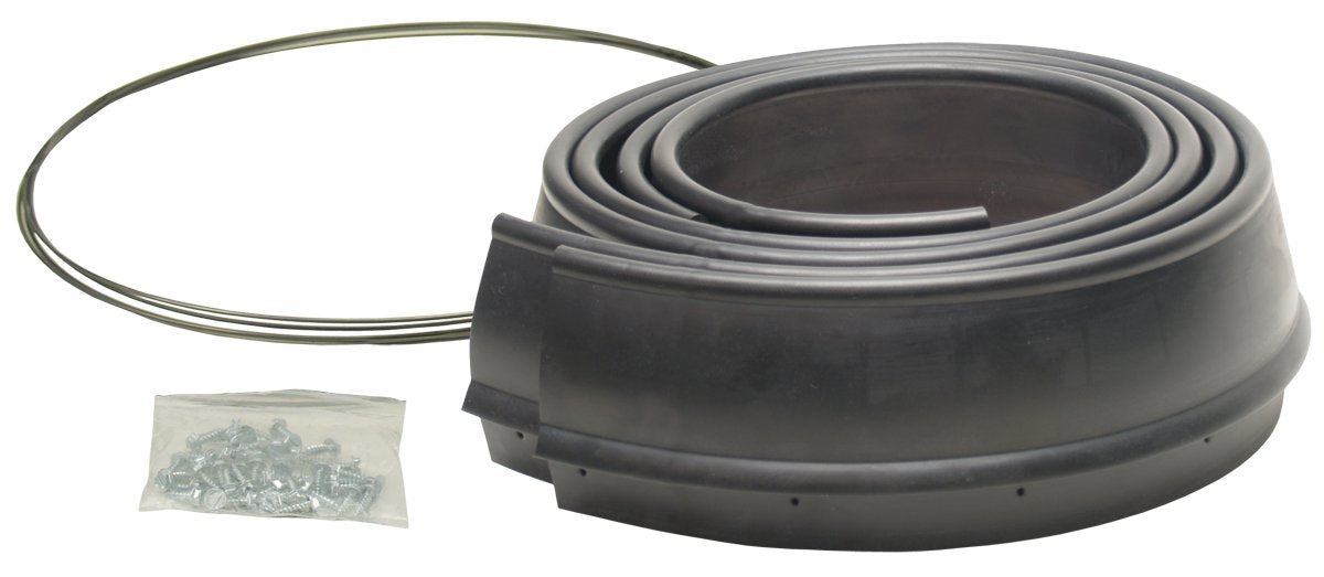 Pacer Performance 52-188 Flexy Flares Black 2-1/2'' X 58'' Heavy Duty Reinforced Rubber Fender Extension Kit - 2 Piece