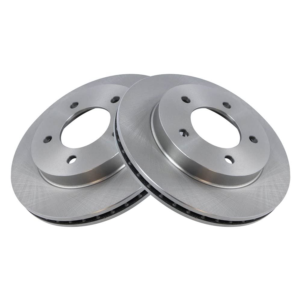 Trq Front Brake Rotors Set Vented Compatible With 1997-2003 Ford F-150 2004 F-150 Heritage