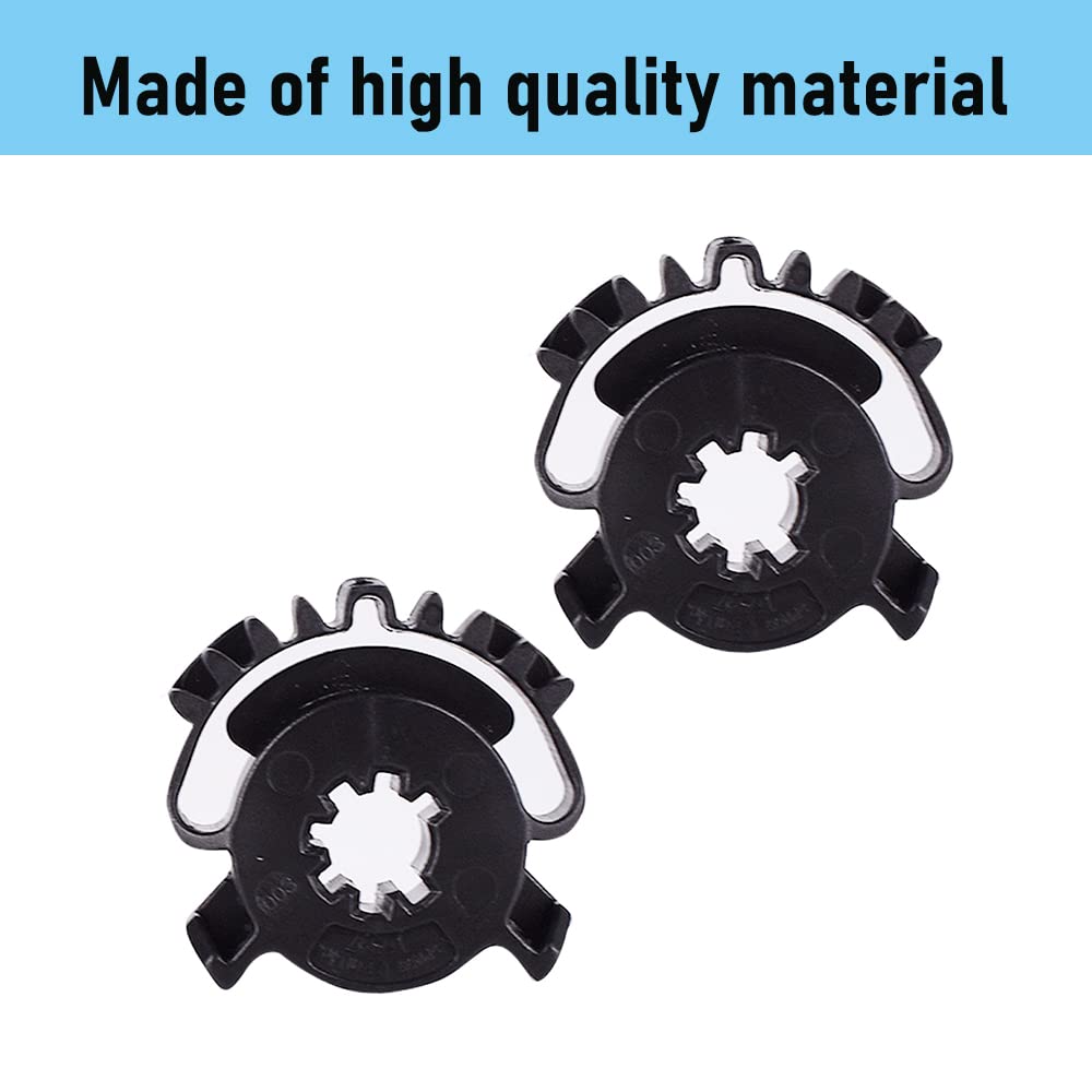2Pcs Hvac Blend Door Actuator Gear Kit Fits For 2011-2018 Dodge Durango Jeep Grand Cherokee Replaces 68214880Aa 926-133 22133 06
