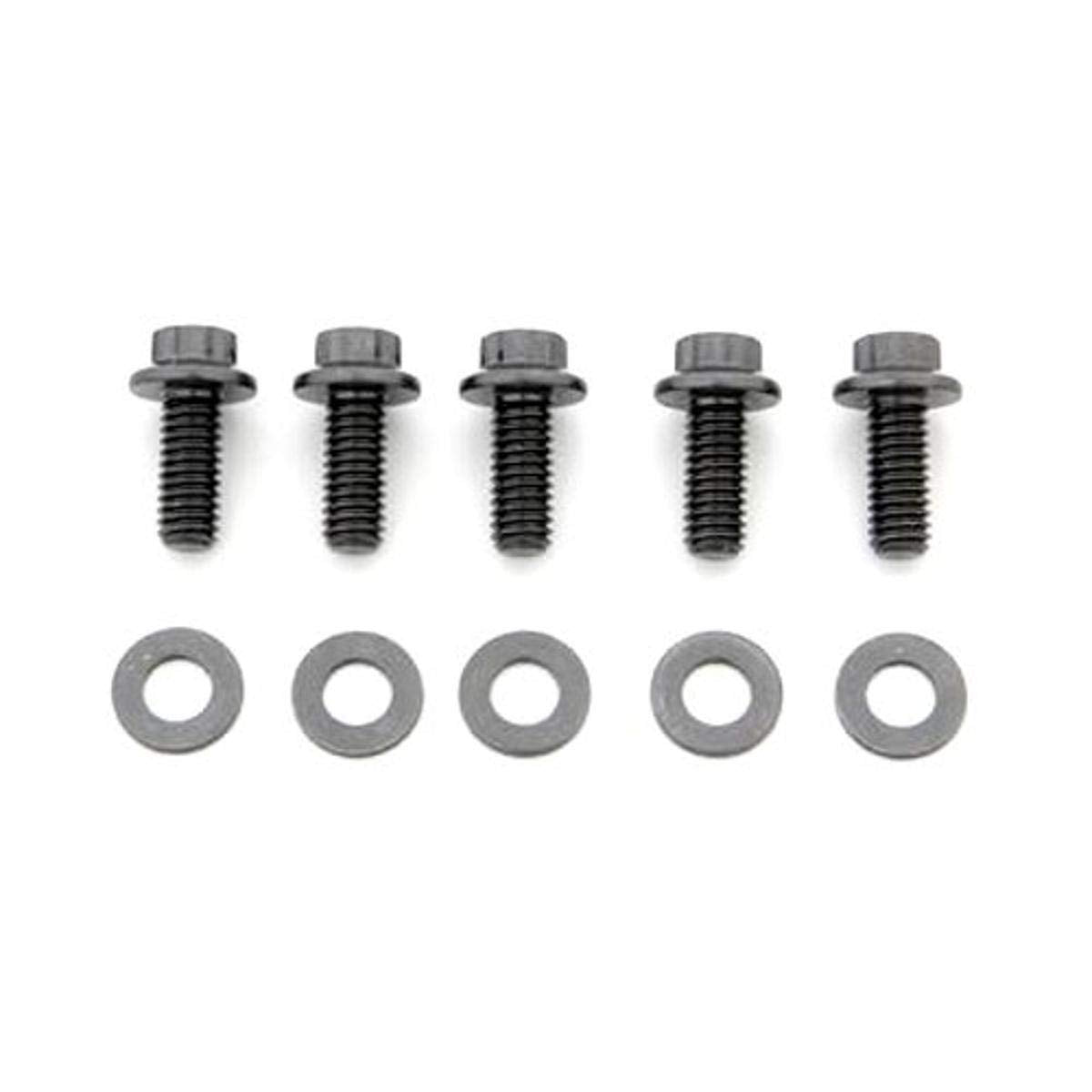 ARP 6511000 Black Oxide 5/1618inch RH Thread 1.000inch UHL 6Point Bolt with 3/8inch Socket and Washer, (Set of 5)