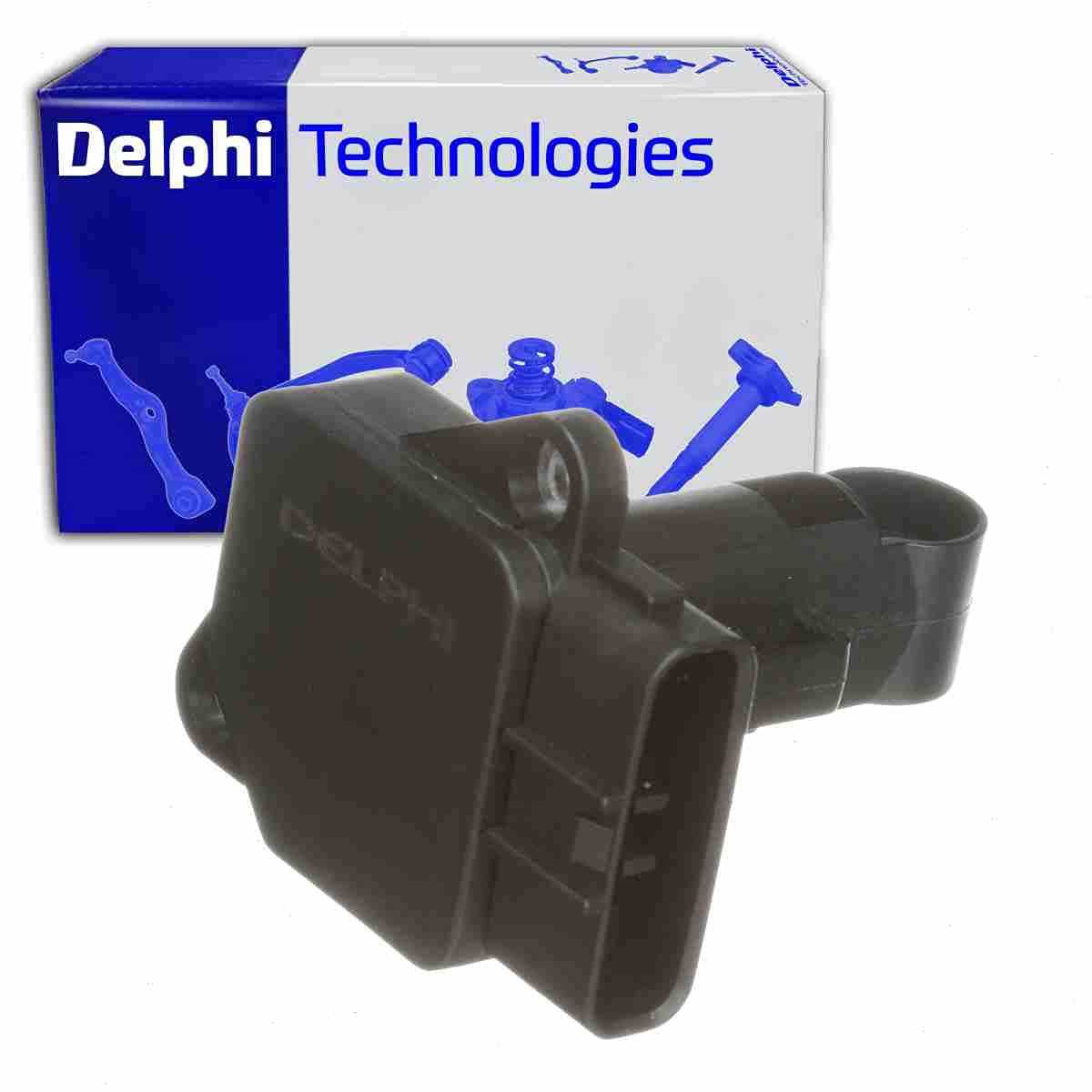 Delphi Mass Air Flow Sensor compatible with Land Rover LR3 4.0L 4.4L V6 V8 2005-2009