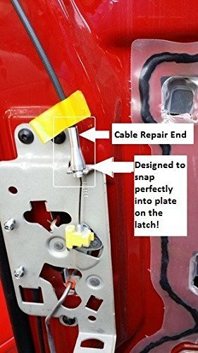 16 Ends Latch Lock Cable Repair Kit Vehicle Door Replacement Parts For F-Series, E-Series, Ranger, Expedition, Excursion, Naviga