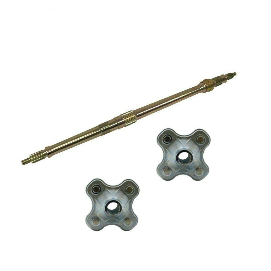 East Lake Axle Rear wheel axle and hubs for Yamaha Big Bear 350 1987 1988 1989 1990 1991 1992 1993 1994 1995