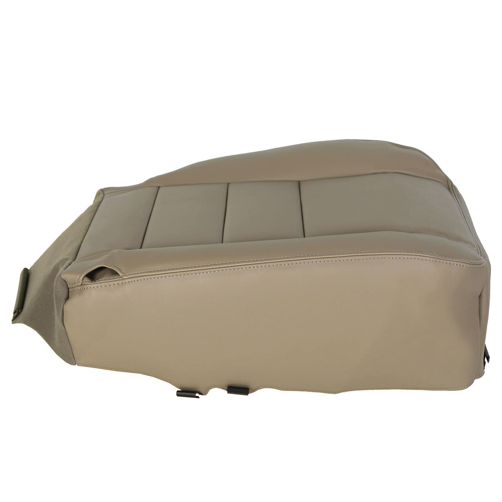 ECOTRIC Left Seat Cover Compatible with 2002-2007 Ford F250 F-350 Super Duty Lariat New Driver Seat Bottom Cushion Cover Replace