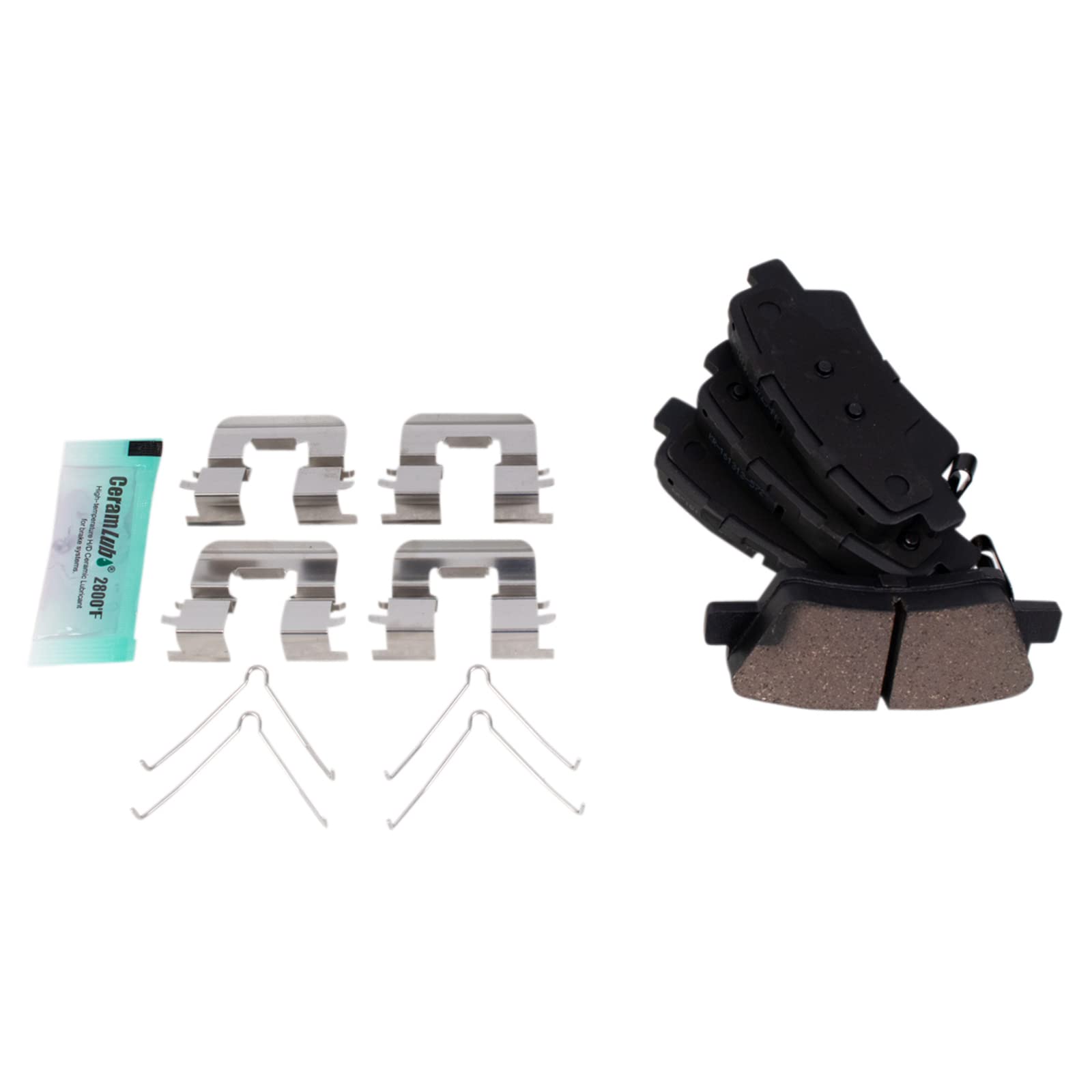 Trq Front & Rear Posi Ceramic Disc Brake Pads & Rotors Kit For Accent Rio