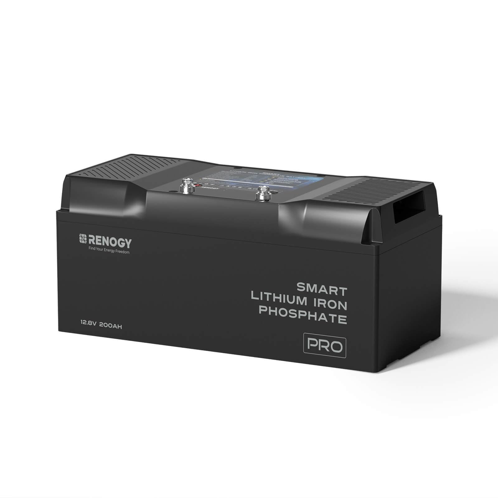 Renogy 12V 200Ah Bluetooth Self-Heating Lithium LiFePO4 Deep Cycle Battery, 5000+Deep Cycles, dust-Proof IP67, Backup Power for 