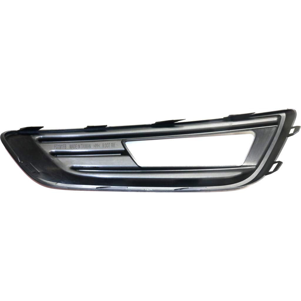 For Ford Focus Sedan/Hatchback Fog Light Bezel 2015 2016 2017 2018 Passenger Side W/Foglight Hole For Fo1039151 | F1Ez 15266 A