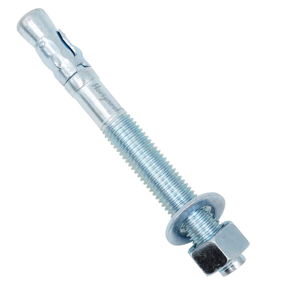 Horiznext 3/4'' X 7'' Wedge Anchor, For Cement And Concrete Only, Zinc-Plated Carbon Steel Screws And Lag Bolts ( 4 Pcs