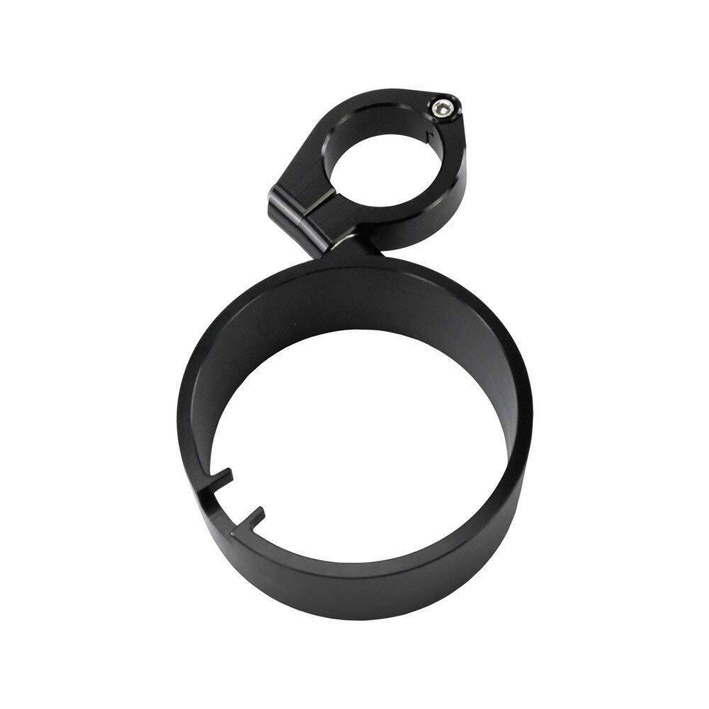 WOWTK Side Mount Instrument Bracket & Speedometer Relocation Cover for Harley Sportster XL Models 1993-2020, Aluminum, Gloss Black