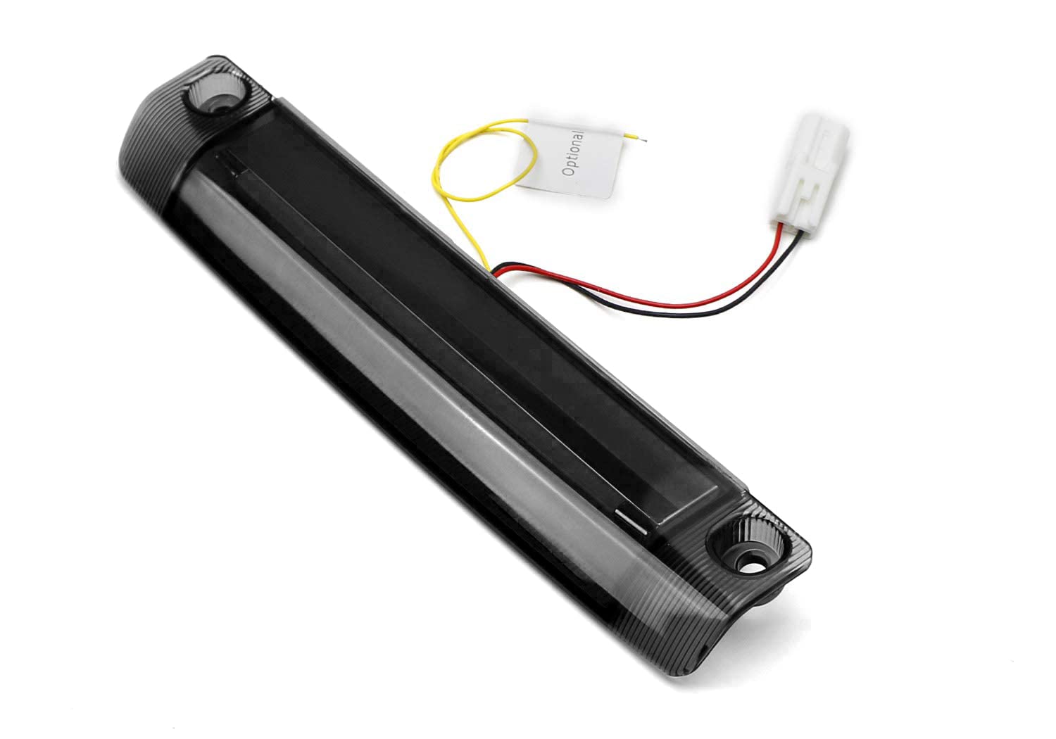 iJDMTOY 9-LED Smoked Lens Third Brake Light Assy for Toyota 4Runner/Highlander/Prius/Sienna, 25cm, Strobe Feature