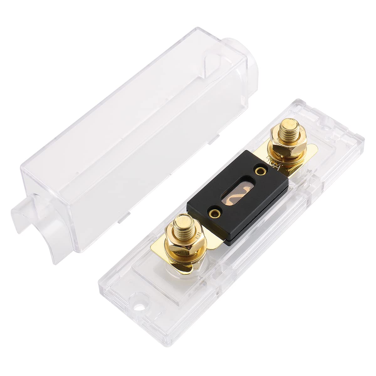 Baomain Anl Fuse Holder Kit With 60A Fuse - For Car Audio & 12V/24V Systems (60 Amp.)