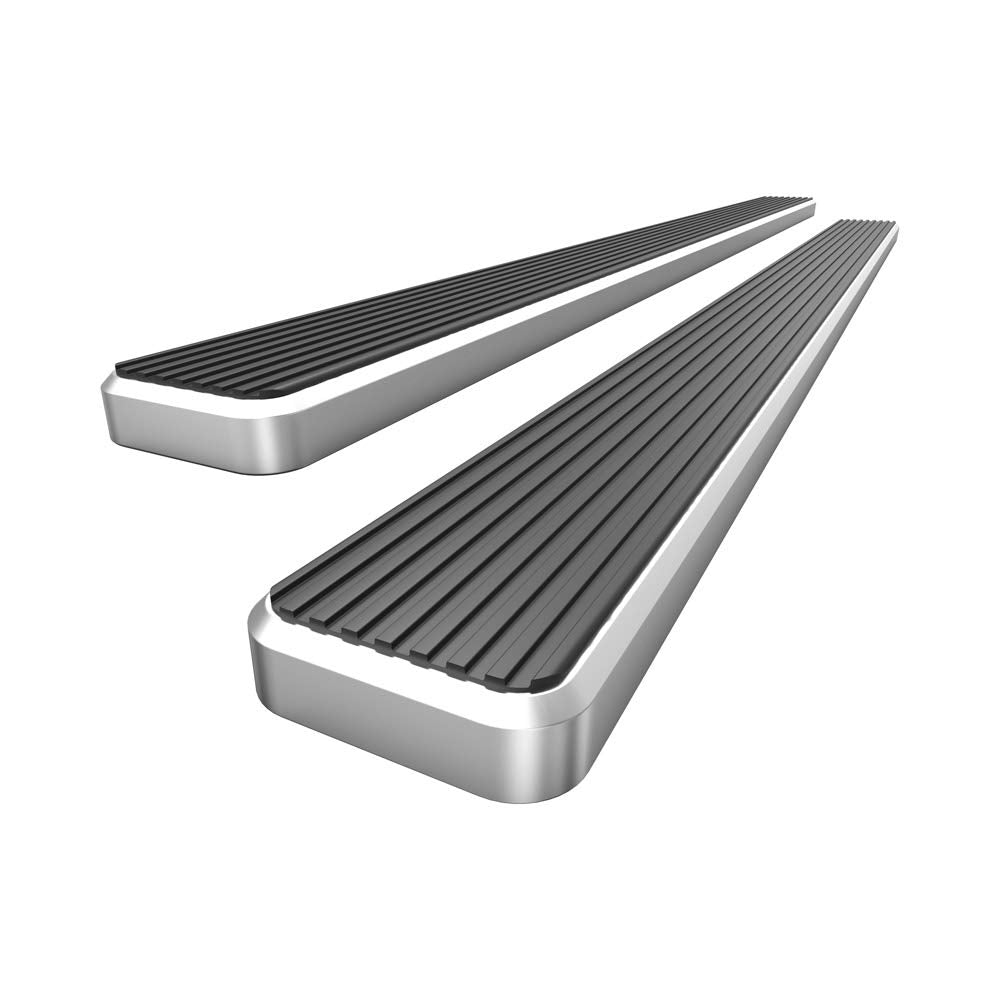Aps Running Boards 5 Inches Compatible With Chevy Silverado Gmc Sierra 1500 2007-2018 & 2500 Hd 3500 Hd 2019 Crew Cab (Exclude 0