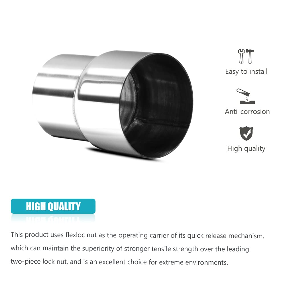 Universal 2.5'' ID to 3'' OD Exhaust Pipe Adapter Connector Reducer 304 Stainless Steel 2.5 Inch to 3.0 Inch 2 1/2    ID to 3.0
