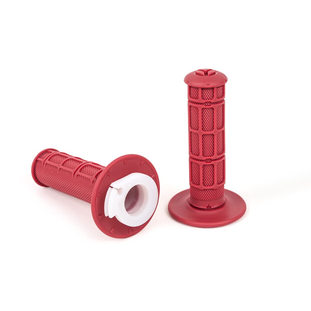 PUCKY 22mm Twist Throttle Accelerator Handle Grips, 50 90 110 125cc Pit Bike Dirtbike (Handle Grip + Cable + Throttle Clamp + CN