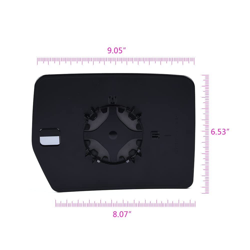 PIT66 View Mirror Glass with Turn Signal, Compatible with 2011-2014 Ford F150 Left Side Mirror Non-Heated BL3Z17K707A