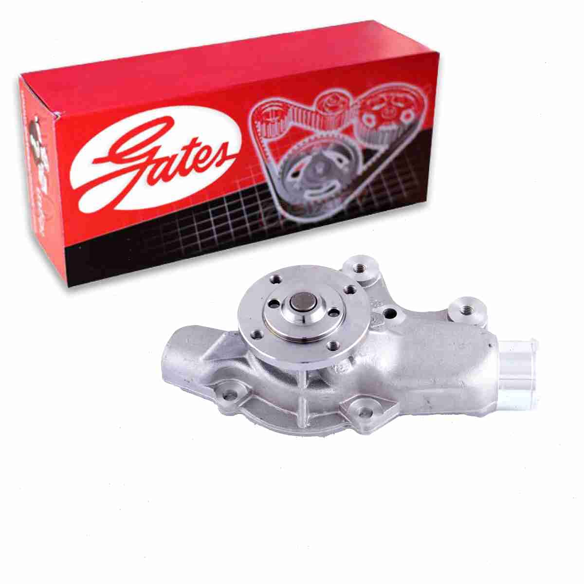 Gates Engine Water Pump compatible with Jeep Cherokee 4.0L L6 1987-2001