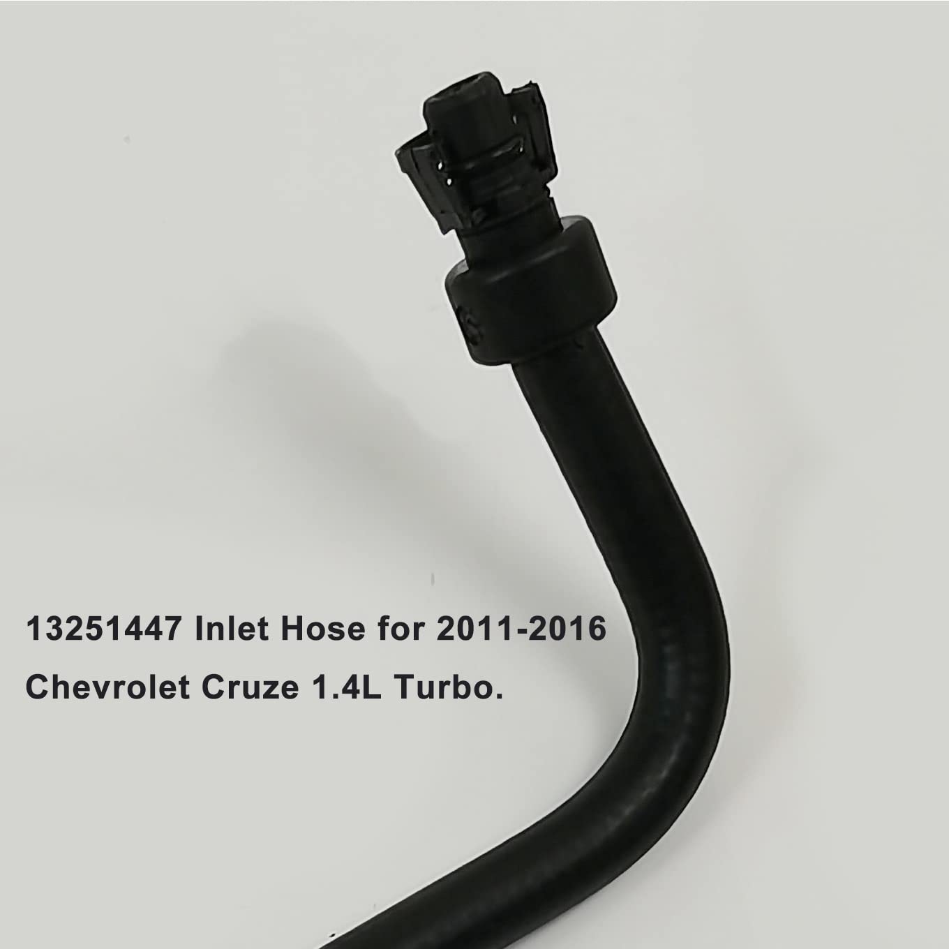 koxuyim Coolant Bypass Hose 13251447 for GM Chevrolet Cruze 1.4L (2011-2016) - Black Plastic Inlet Hose