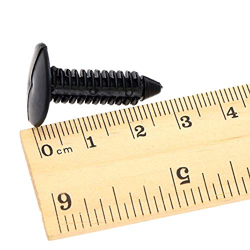 Dophee 50Pcs Car Push Pin Retainer Clips, Nylon Universal Auto Door Trim Panel Body Fender Bumper Shield Screws Fasteners Rivet