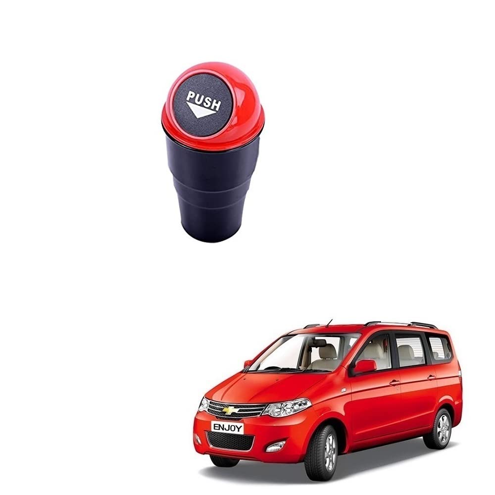 All Purpose Car Trash Bin Garbage Can Holder Dustbin [Radom Color] for Universal Item Suitable for Chevrolet Enjoy