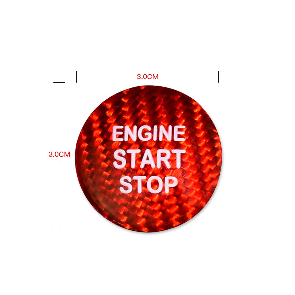 Airspeed Carbon Fiber Car Engine Start Button Sticker For Lexus Is250 Is200 Is300 Es350 Es330 Gs350 Gs300 Nx300 Nx200T Rx350 Rx3