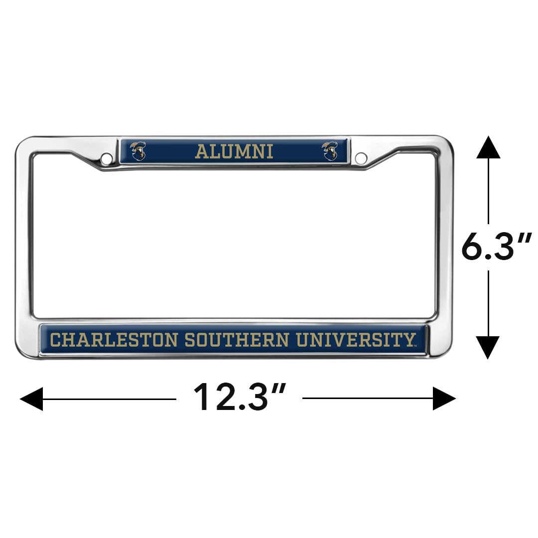 GRAPHICS & MORE Charleston Southern University Metal License Plate Frame - Full Size, Buccaneers Color