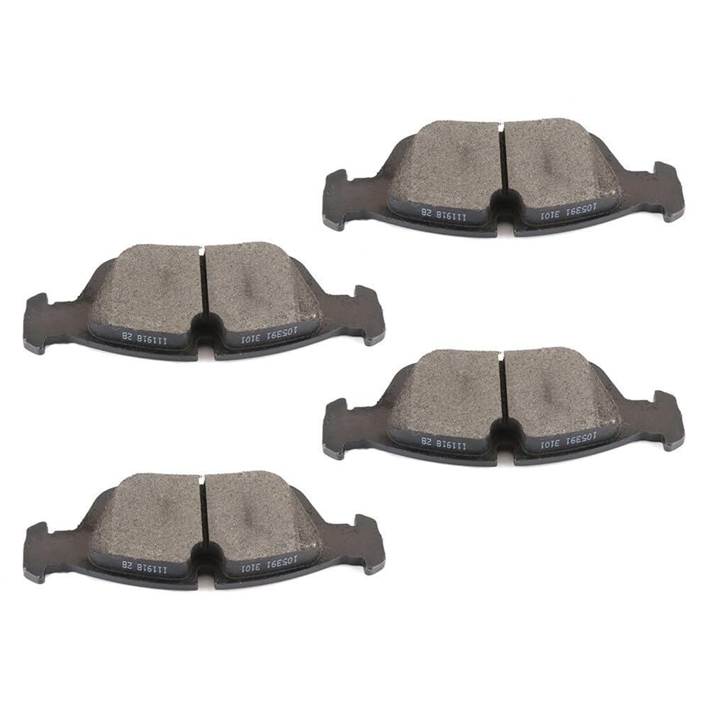 Cciyu D781 Front Semi-Metallic Disc Brake Pads Kit For Bmw 318I 318Is 318Ti 320I 323Ci 323I 323Is 325Ci 325I 325Is 325Xi 328Ci 3