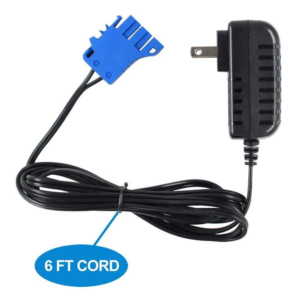 HZPOWEN 12V Battery Charger for Peg Perego John Deere & Polaris Ride On Cars - Blue Replacement Power Model SFN120100CH