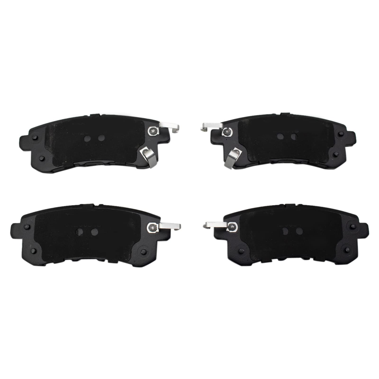 TRQ Rear Brake Pads Ceramic Compatible with 2011-2013 INFINITI QX56 2014-2021 QX80 2017-2021 Nissan Armada
