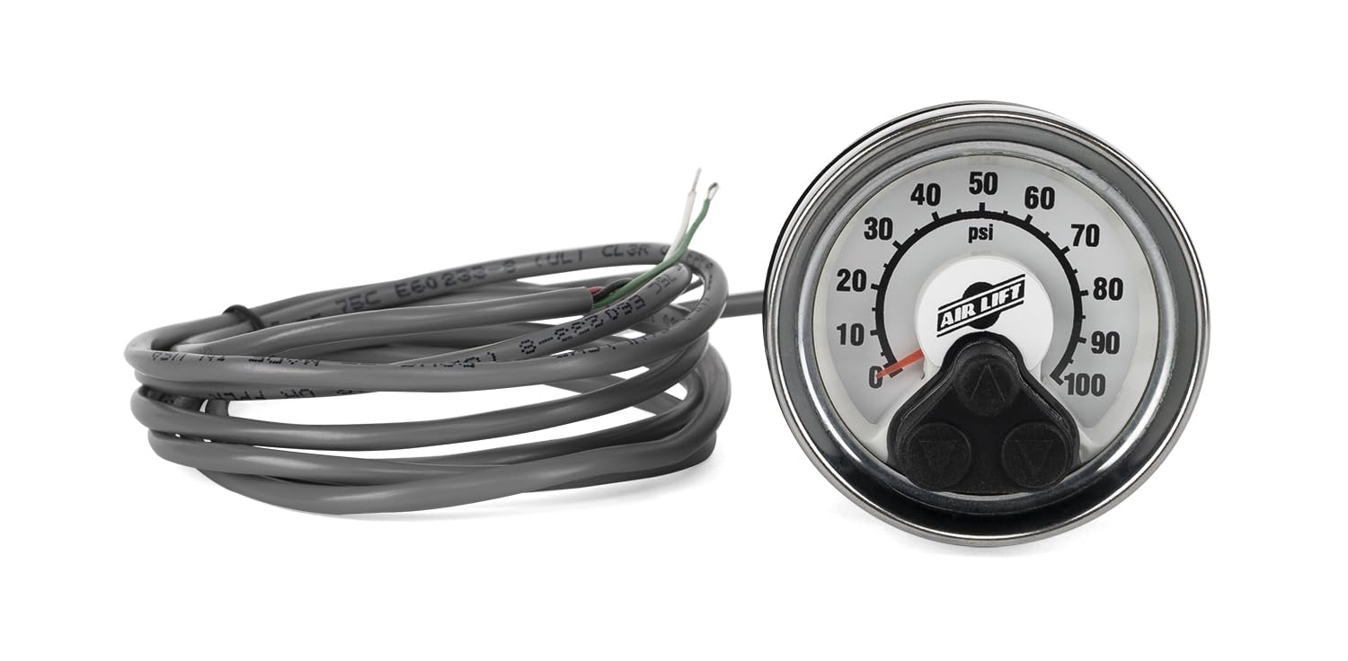 Air Lift 25194 Single Analog Gauge 2