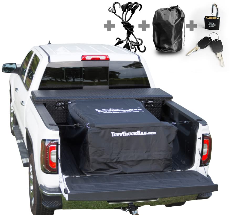 Tuff Truck Bag Black Waterproof Cargo Carrier - 40"x50"x22", PVC, Model TTB-B