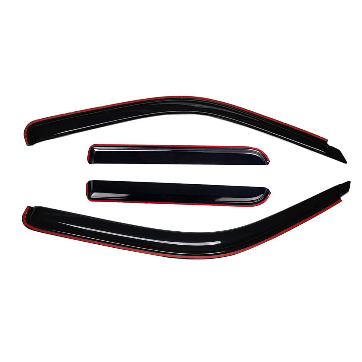 Lightronic Extra Durable In-Channel Auto Vent Window Visor, Fits 01-07 Chevrolet Silverado/Gmc Sierra 1500 (Hd), 2500 (Hd), 3500