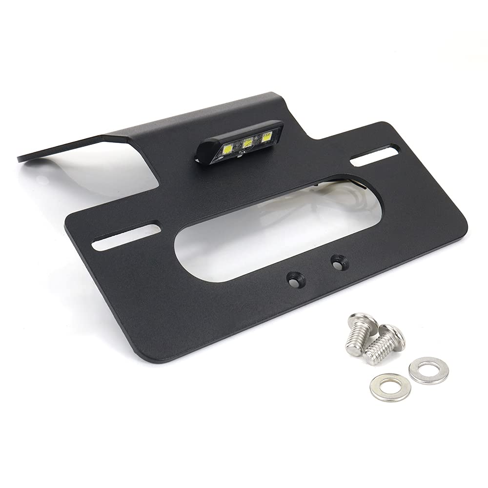Xitomer Fender Eliminator Bracket with LED Light for 2024-1996 DR650, Black Aluminum Tail Tidy