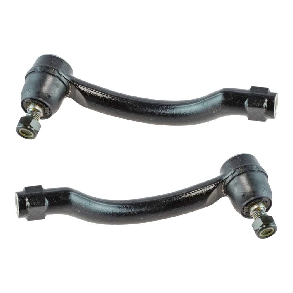 TRQ Front Outer Tie Rod Set Compatible with 2004-2008 Acura TL