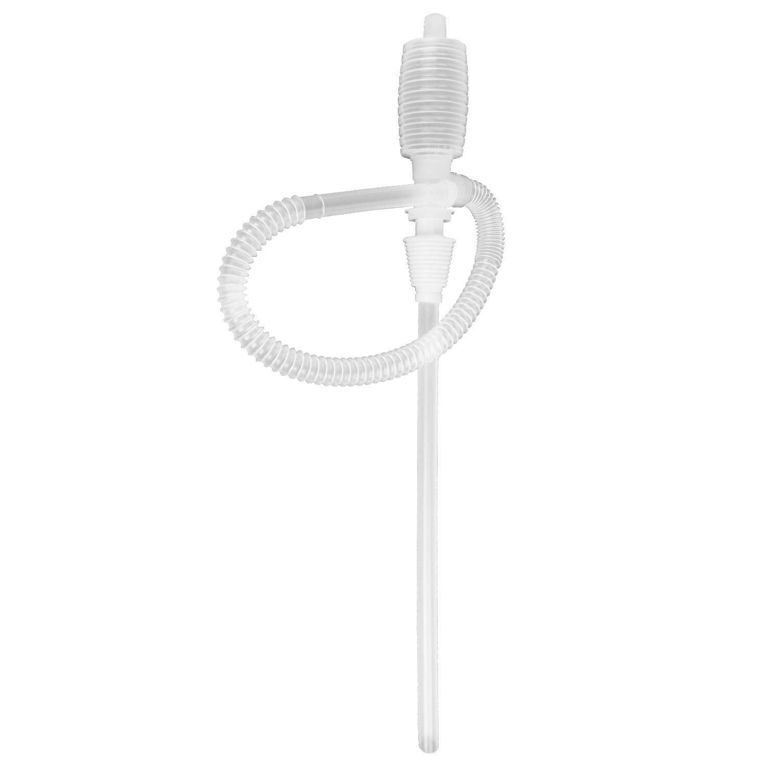 Tera Pump - Heavy Duty Chemical Resistant Manual Hand-Operated Siphon Pump Compatible With Non-Potable Water, Acid, Gasoline, Ke