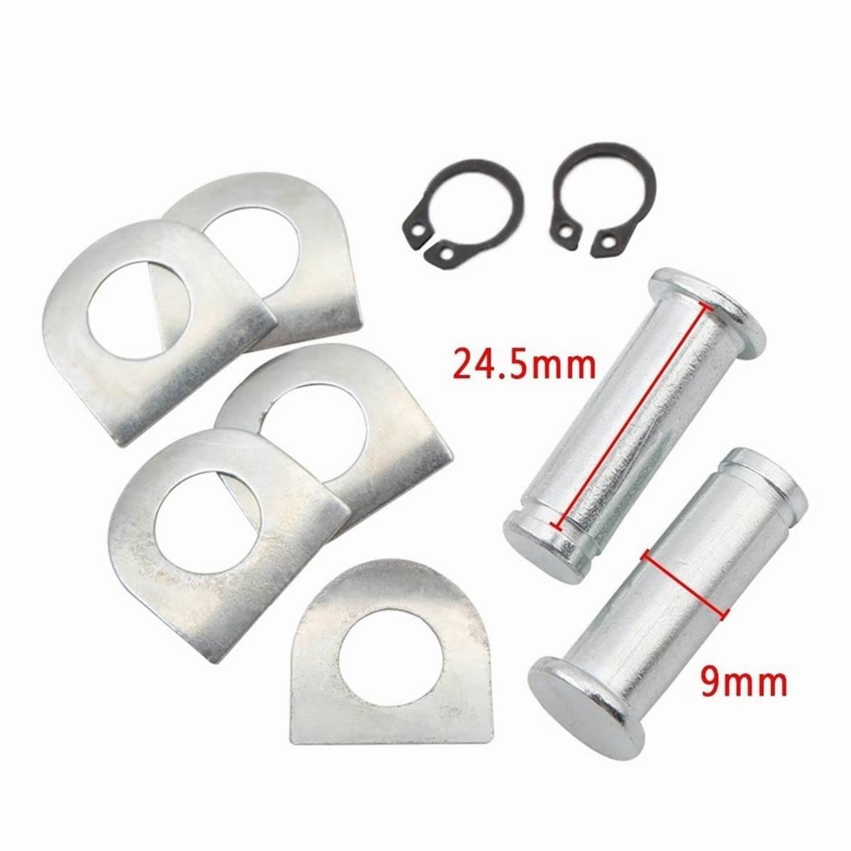 XYZMT Motorcycle Foot Pegs Footpegs Mount Bolt Pins Washers Kit fits for Harley Davidson Foot Pin Rider/Passenger Mount Style Fo