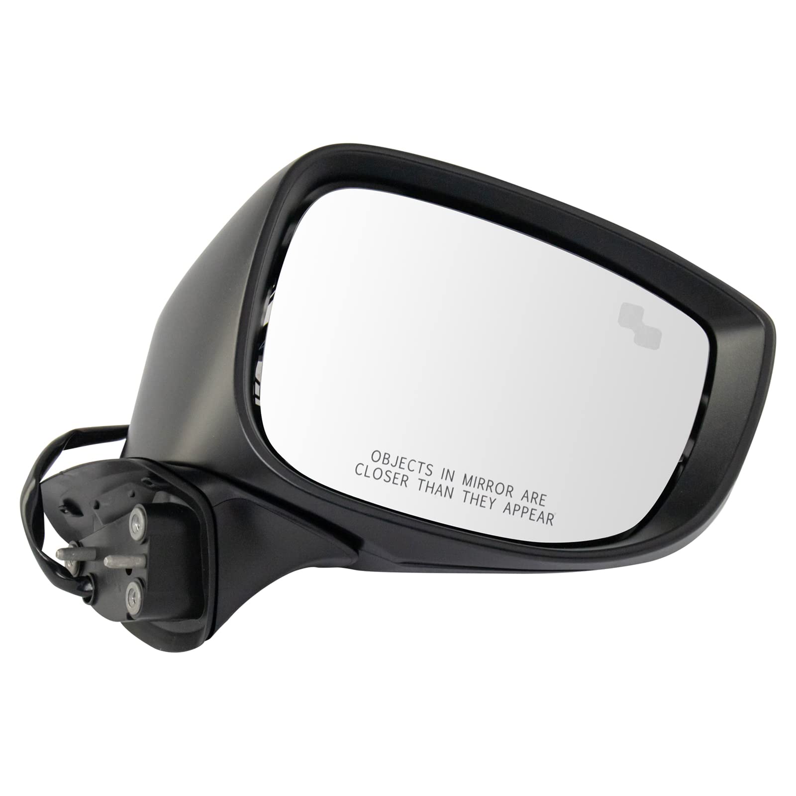 TRQ Right Mirror Passenger Side Compatible with 2016-2017 Mazda CX-9 MA1321196