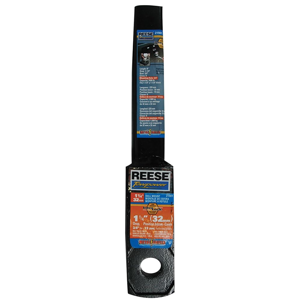 Reese Towpower 21901 Class Ii Interlock Ball Mount - Black