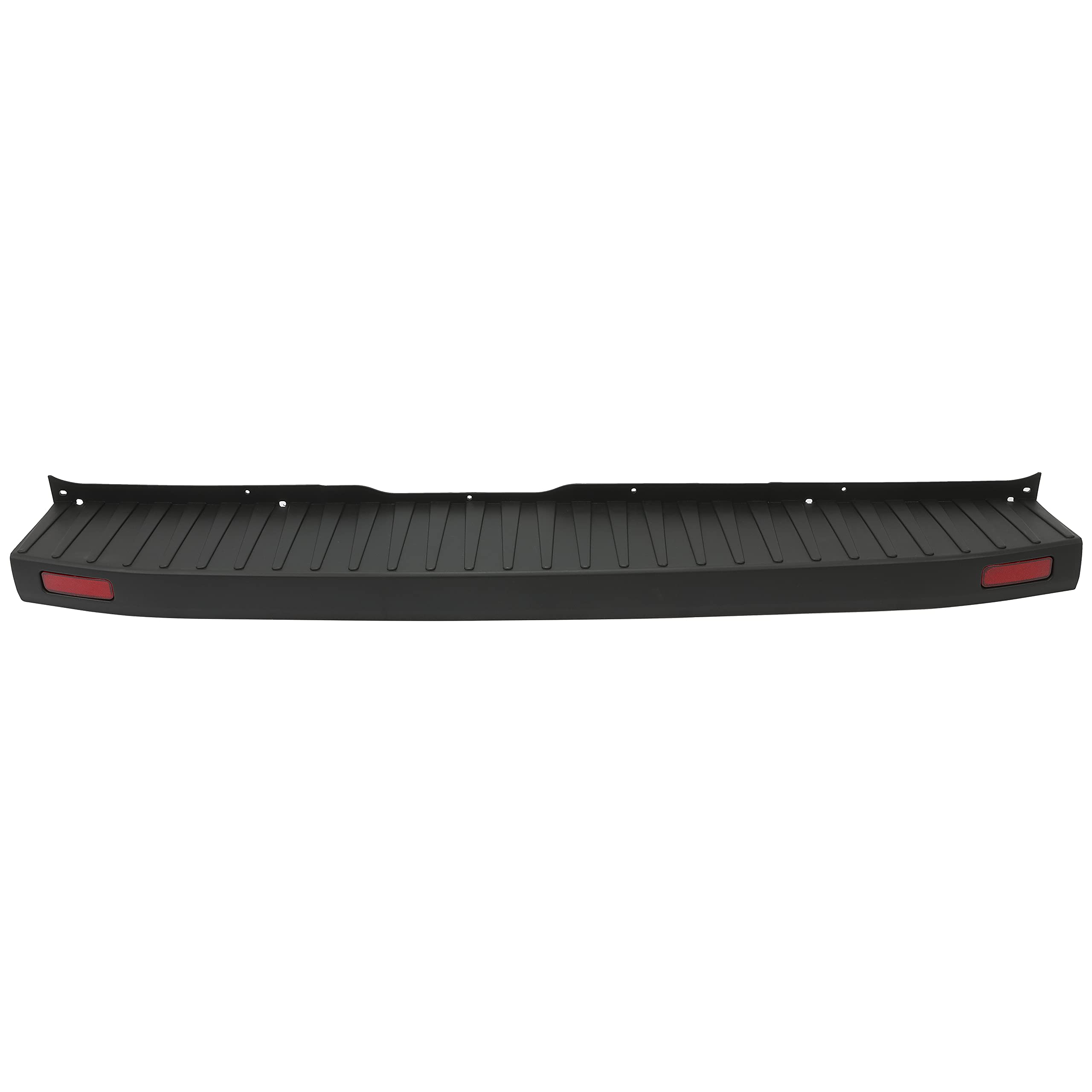 ECOTRIC Rear Bumper Cover Step Plate Compatible with 2015-2022 Ford Transit 150 250 350 Passenger Vans Med/High Roof Top Pad Rep