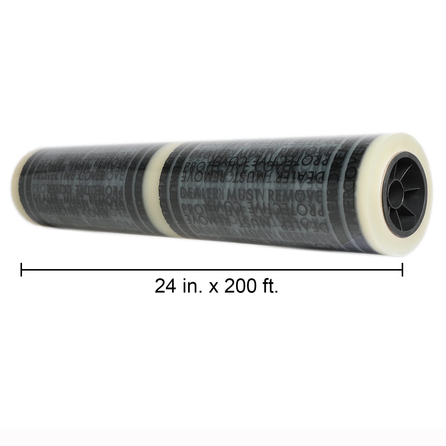 Ritiden 4 Mil Adhesive Car Carpet Protector Film Roll, Sticky Car Floor Mats Protector Cover Sheets, 24' X 200'