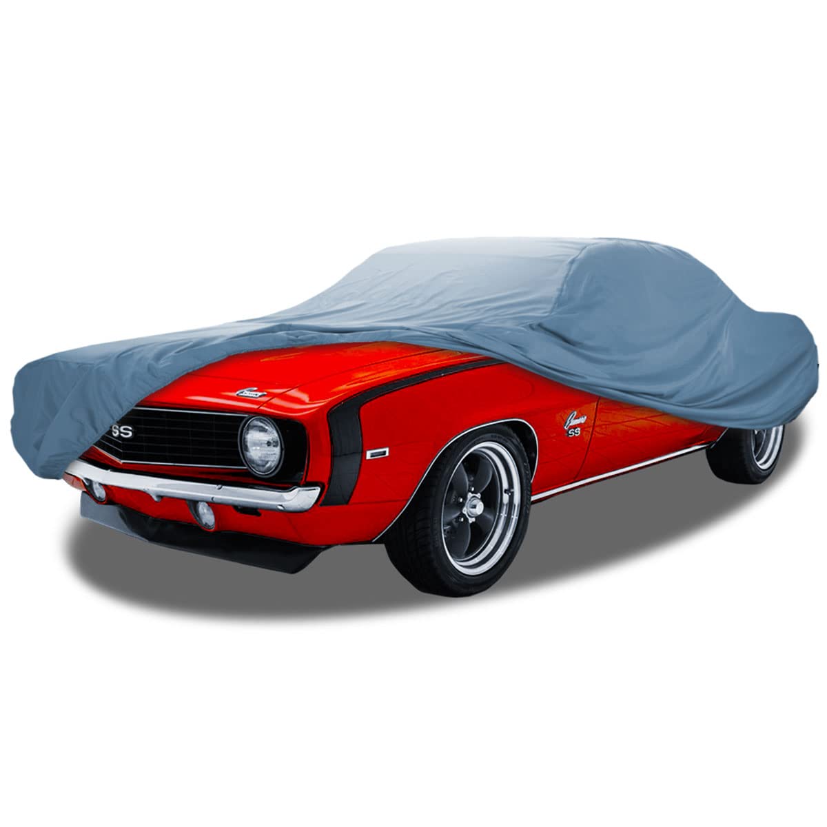 Icarcover Custom Car Cover For Chevy Camaro Z28, Ss, Base Model, Coupe, Convertible, Waterproof All Weather Rain Snow Uv Sun Pro