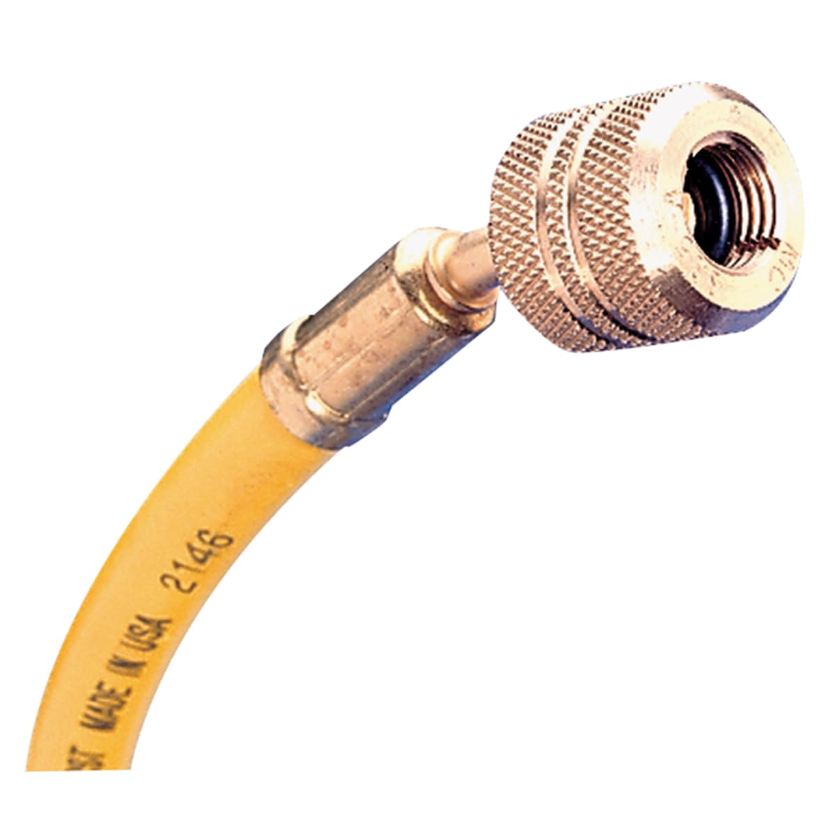 Mastercool 45962 96'' R-12 Yellow Hose With Auto Shut-Off Fittings