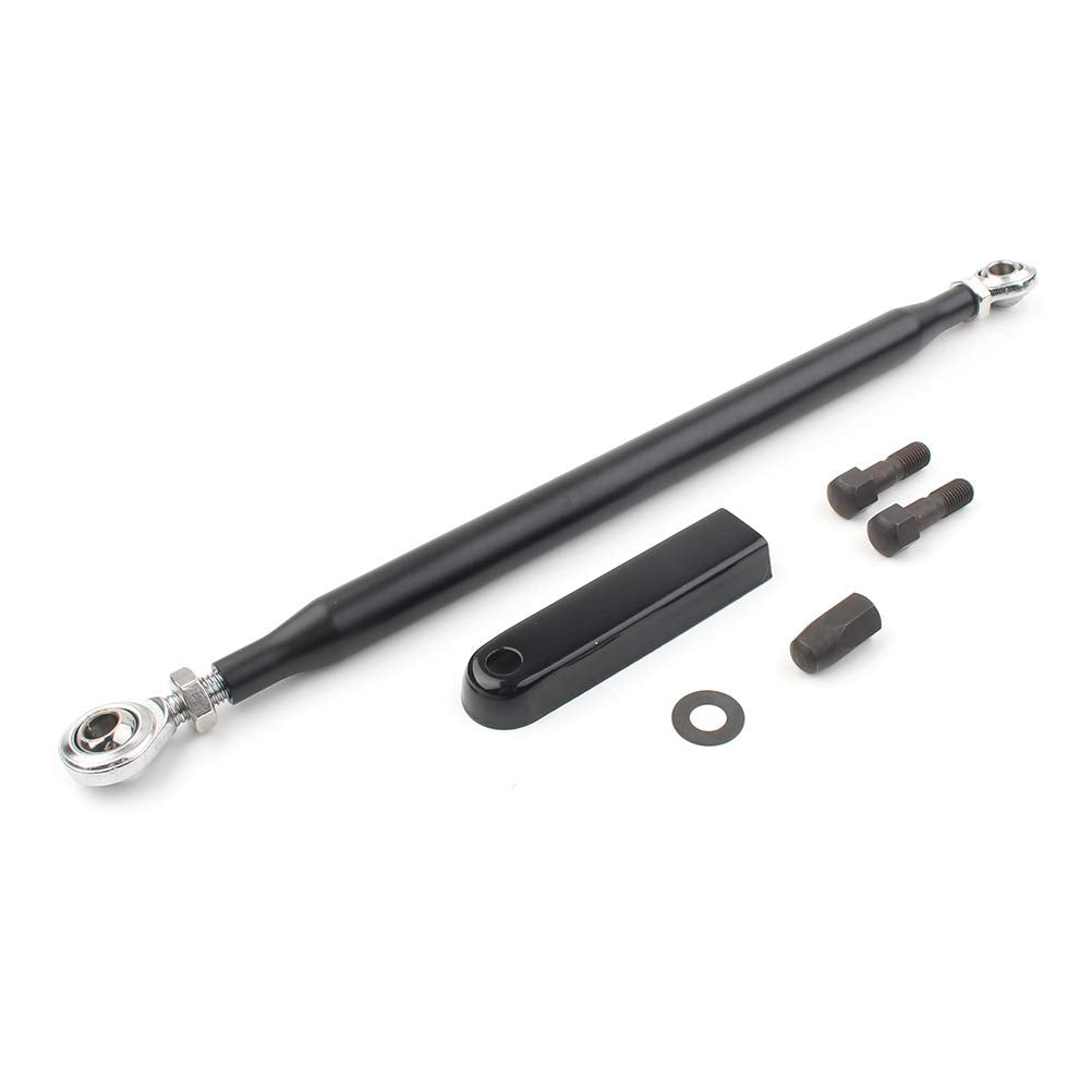 GZYF Adjustable Black Gear Shift Linkage Rod for Harley Touring Electra Glide for Street Glide, Motorcycle Shifter Linkage CNC A