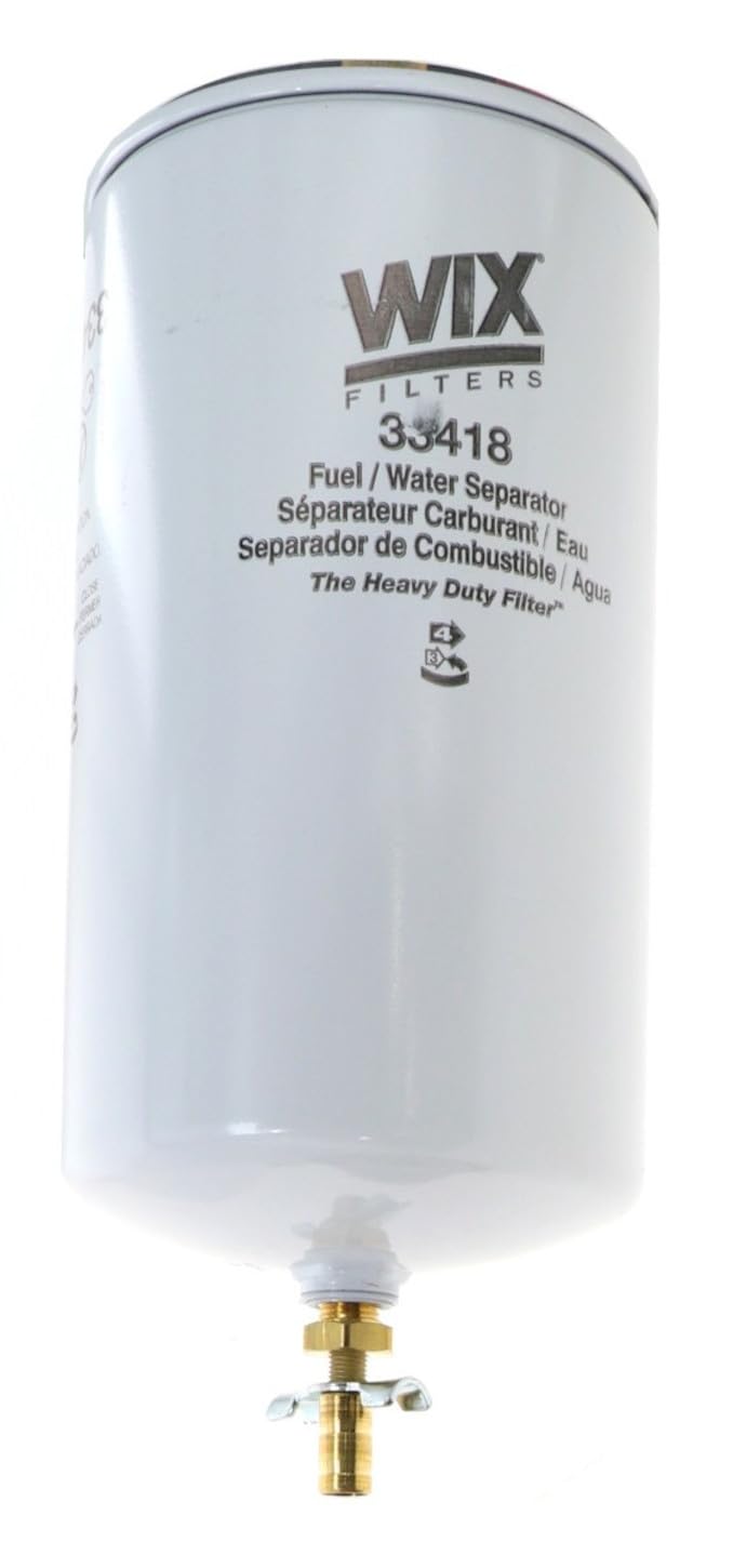WIX Filters - 33418 Heavy Duty Spin On Fuel Water Separator, Pack of 1