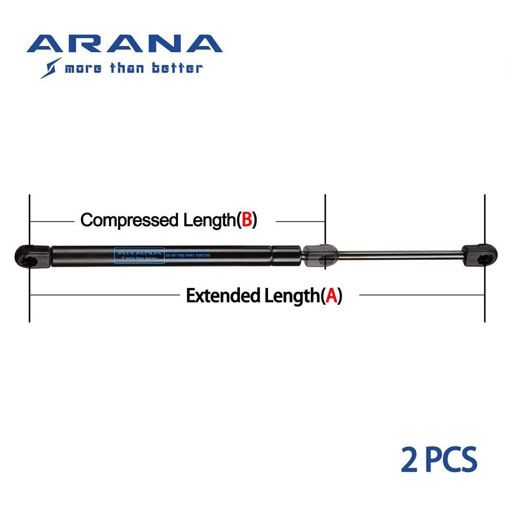 ARANA 10 inch 40lb/178N Gas Struts Shocks Spring Lift Support Props C16-09322 for Truck Tool Box Lid Leer Pickup Weatherguard To